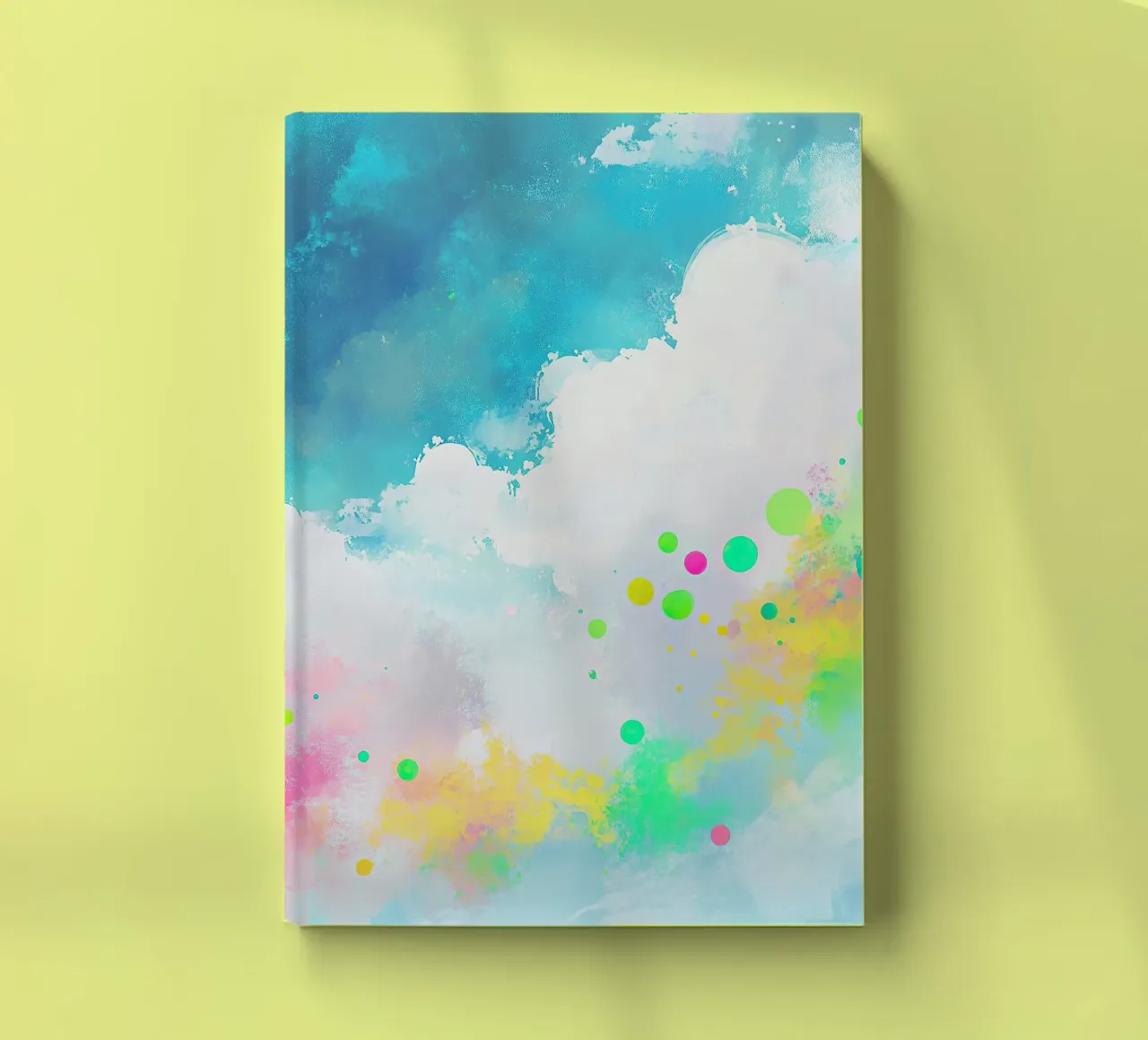 Sky swab notebook by Nikis Art Studio
