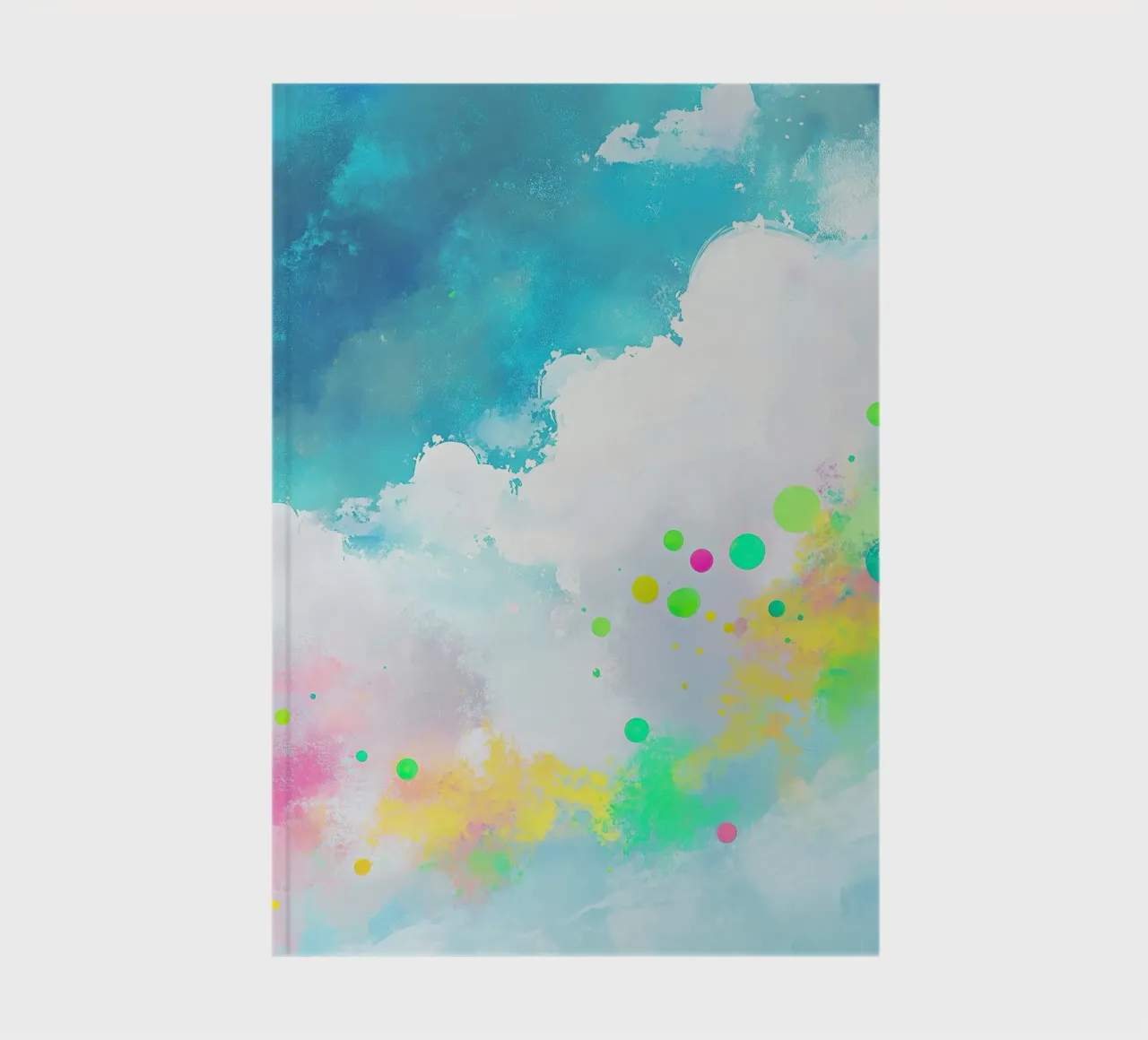 Sky swab notebook by Nikis Art Studio