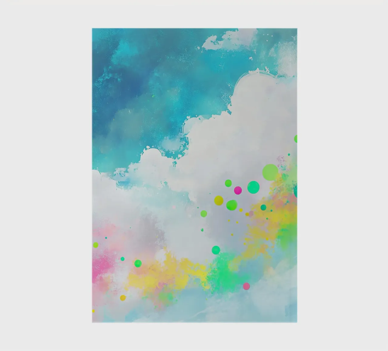Sky swab notebook by Nikis Art Studio