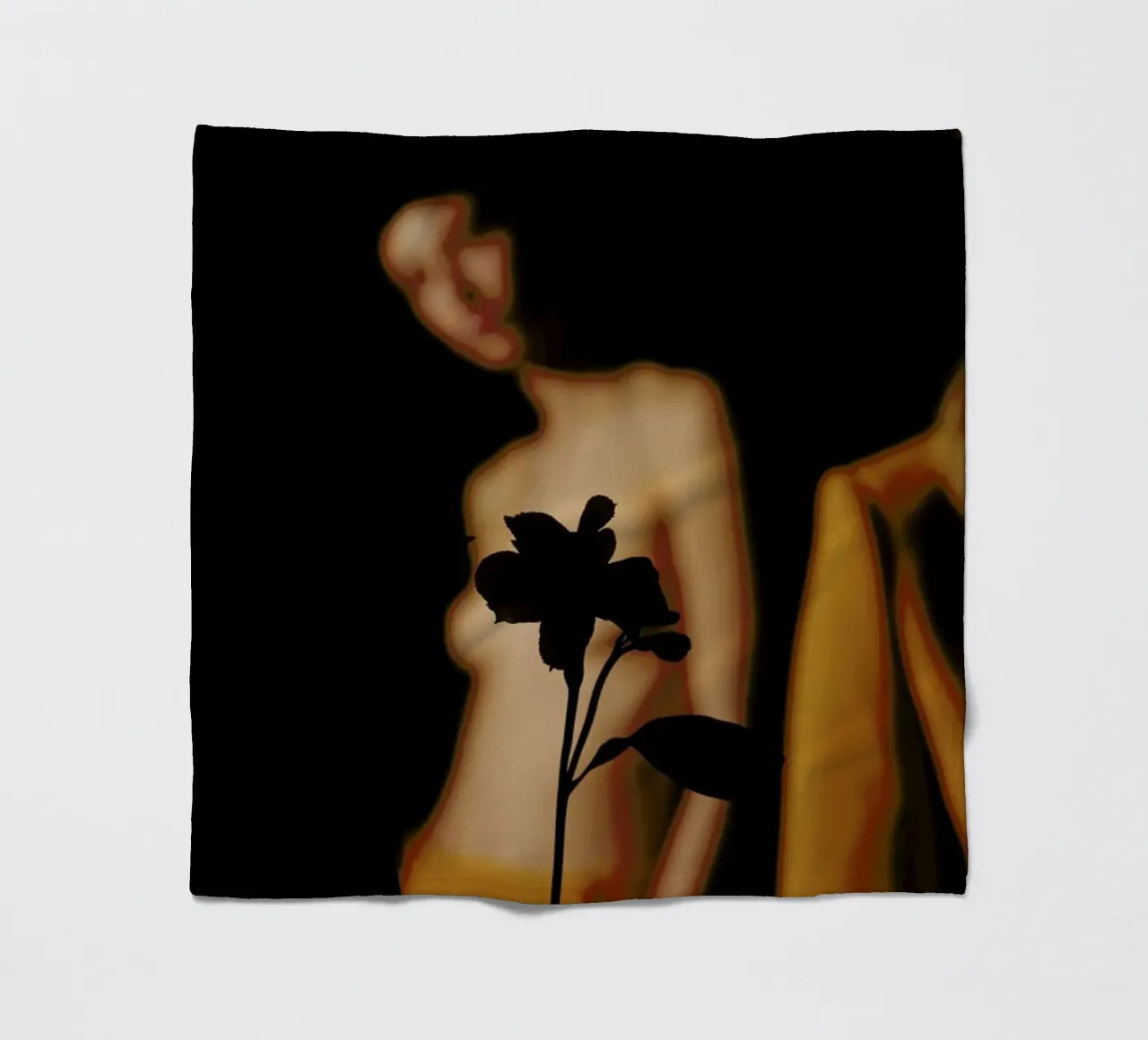 Freddy 1 fleece blanket by Laura Palm