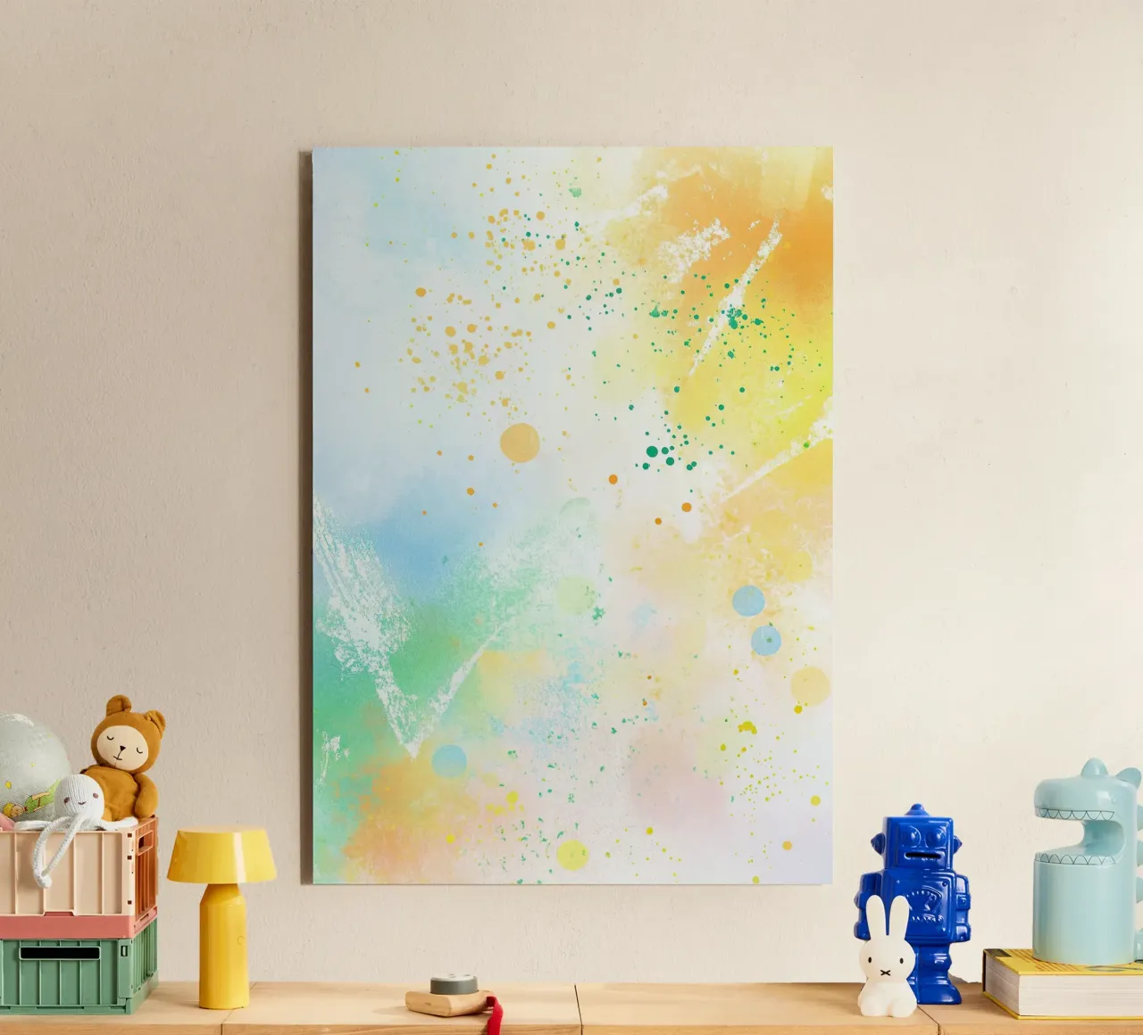 Sogni ad acquerello alluminio dibond da Nikis Art Studio