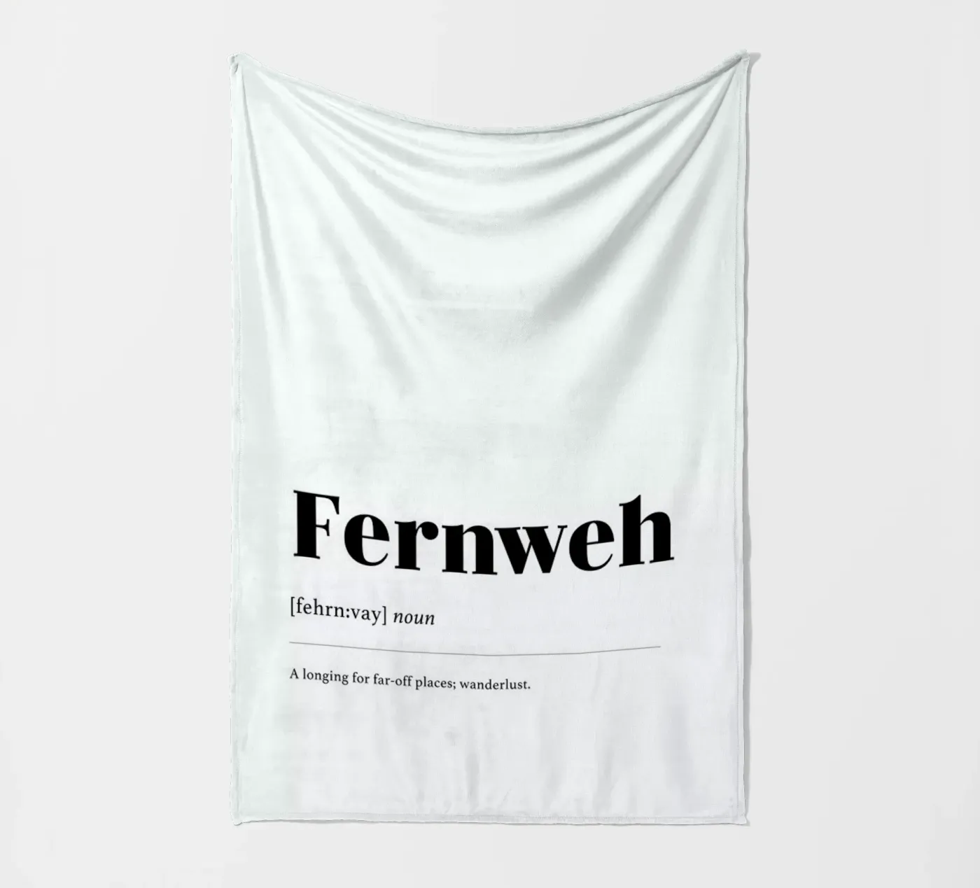 Fernweh fleecedeken van daylight design studio