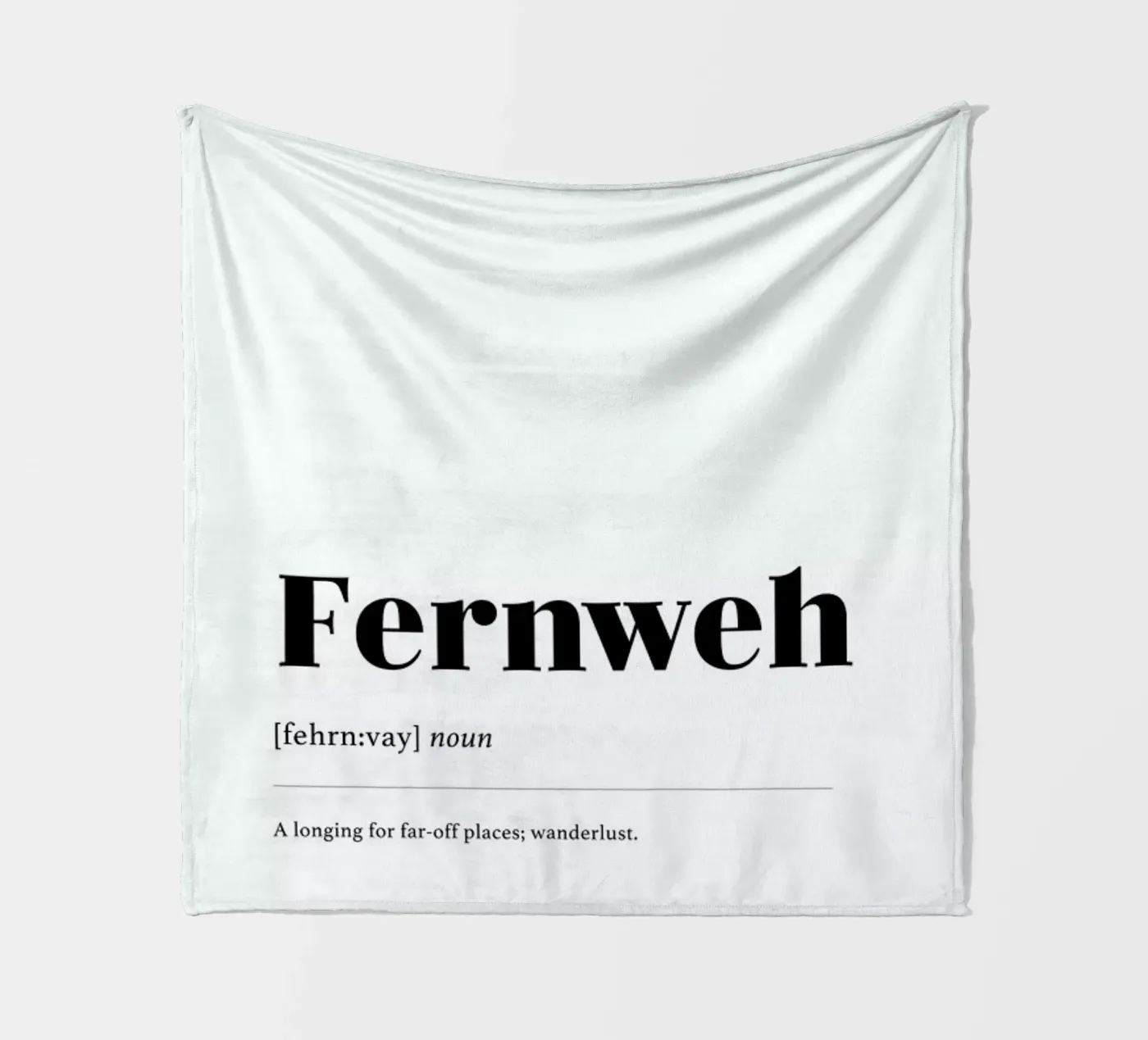 Fernweh fleecedeken van daylight design studio