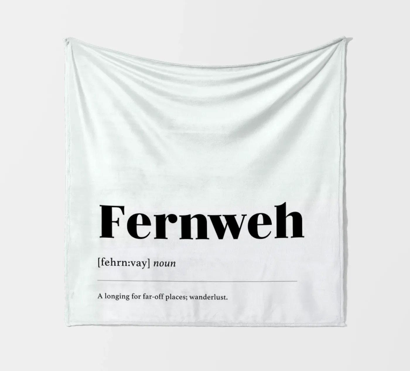 Fernweh fleecedeken van daylight design studio