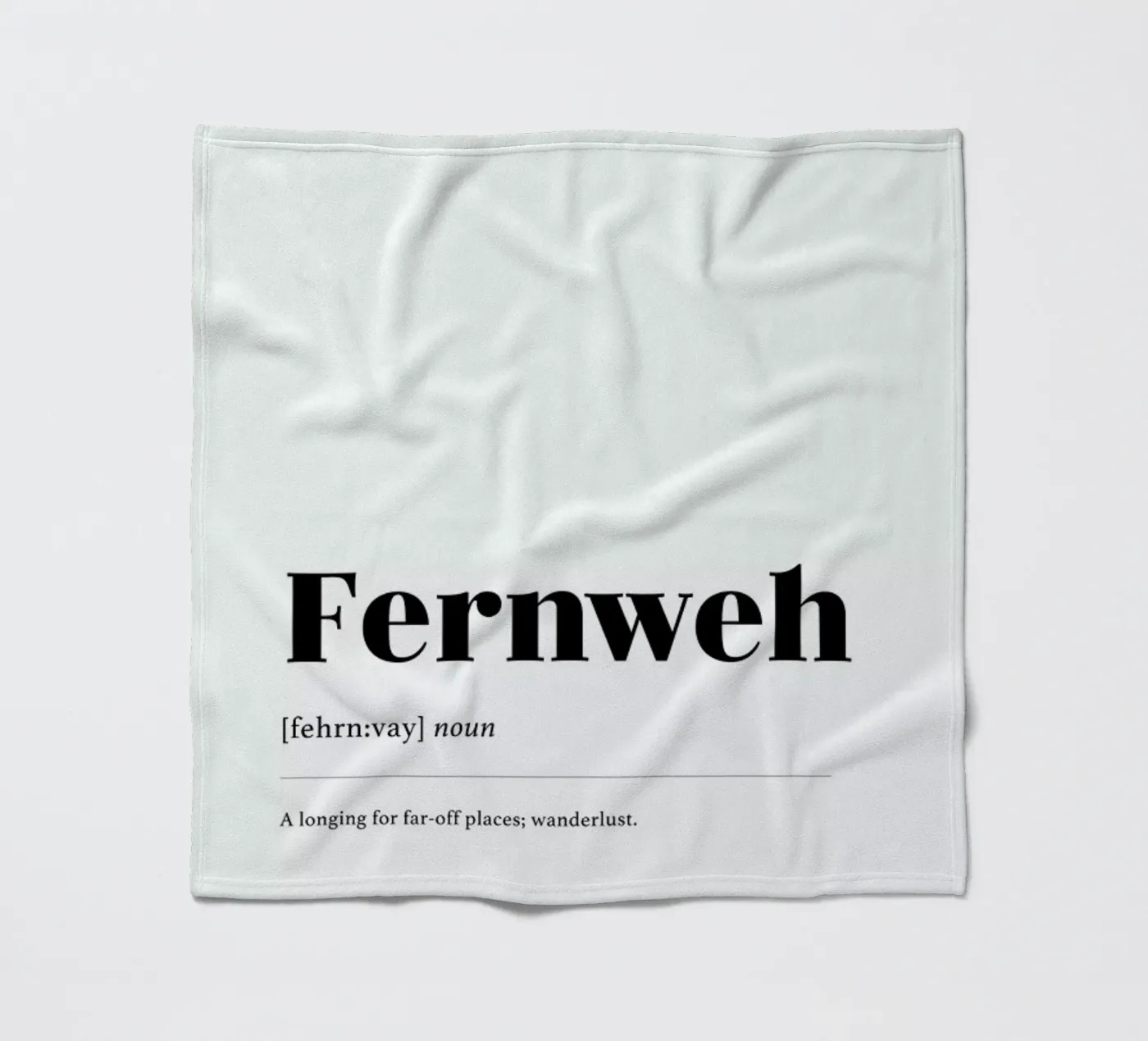 Fernweh fleecedeken van daylight design studio