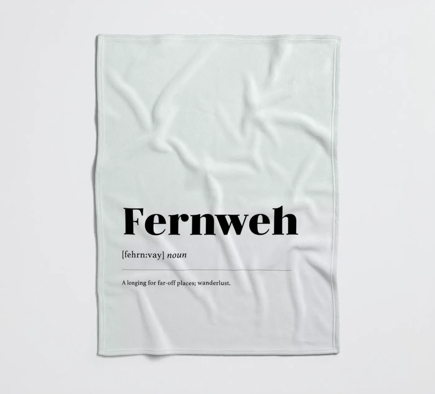 Fernweh fleecedeken van daylight design studio