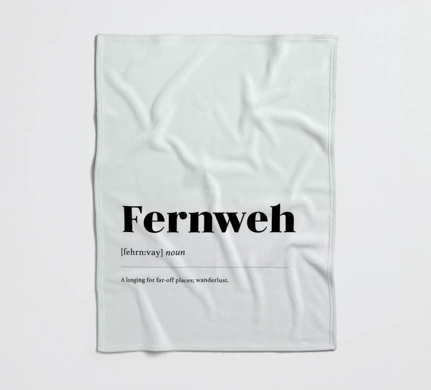 Fernweh fleecedeken van daylight design studio