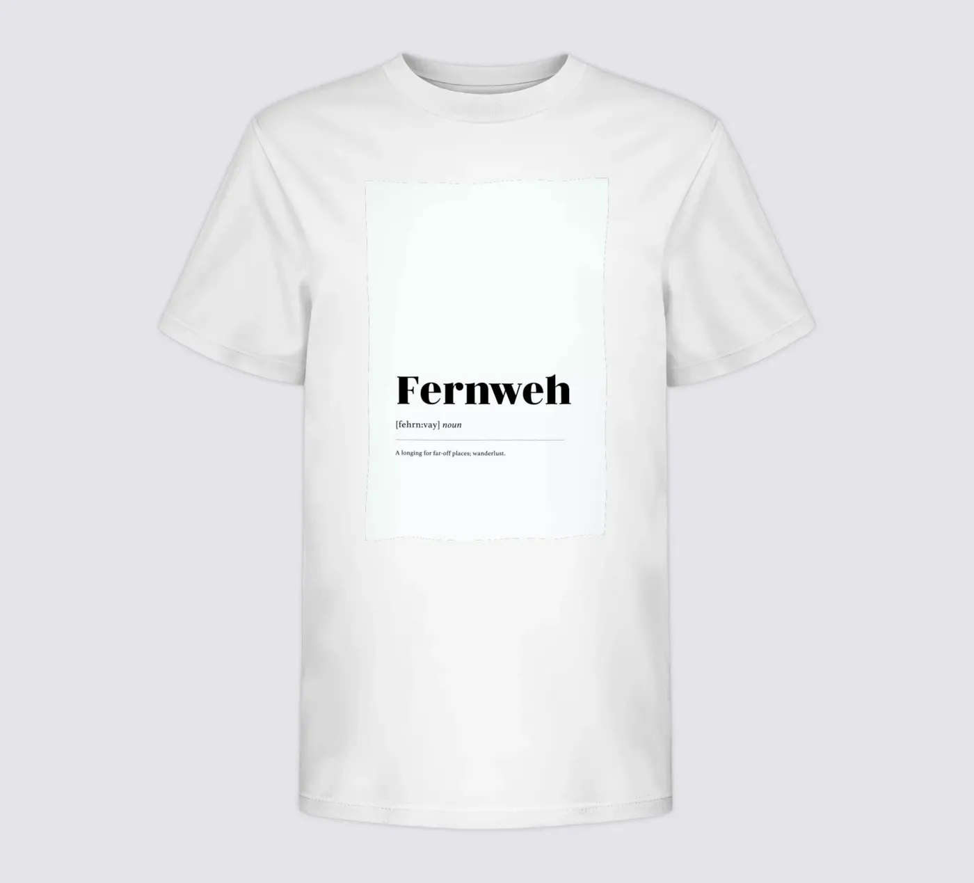 Fernweh t-shirt bambini da daylight design studio