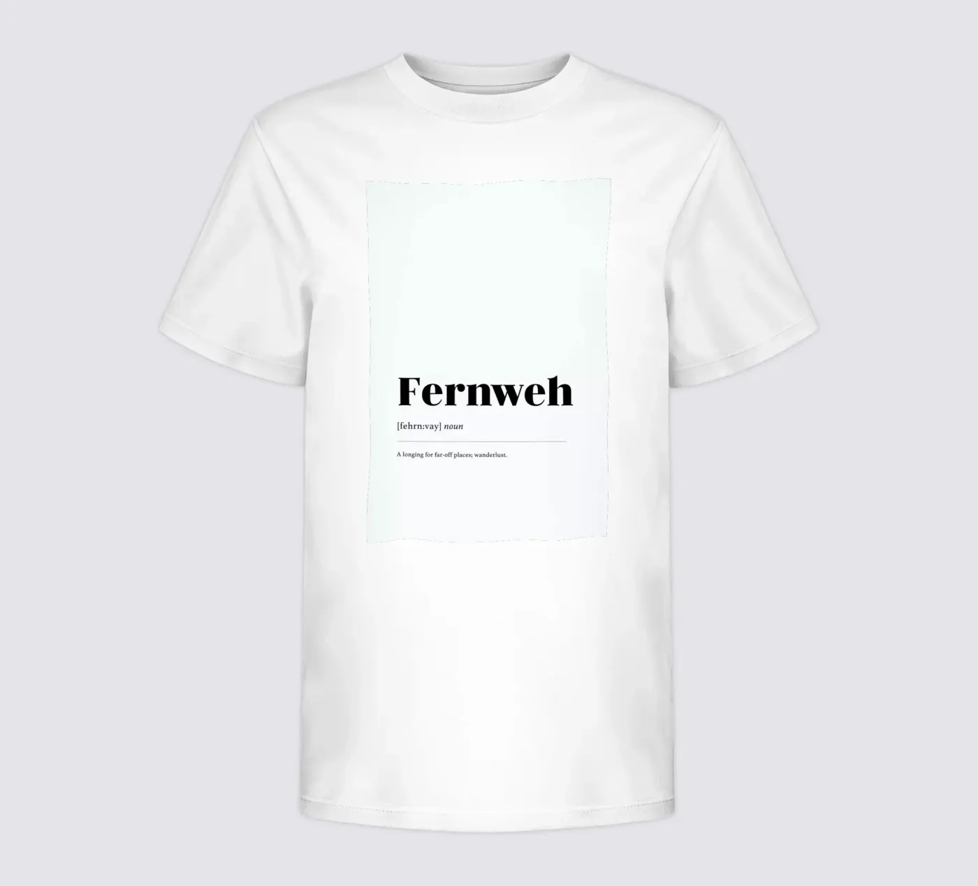 Fernweh t-shirt bambini da daylight design studio