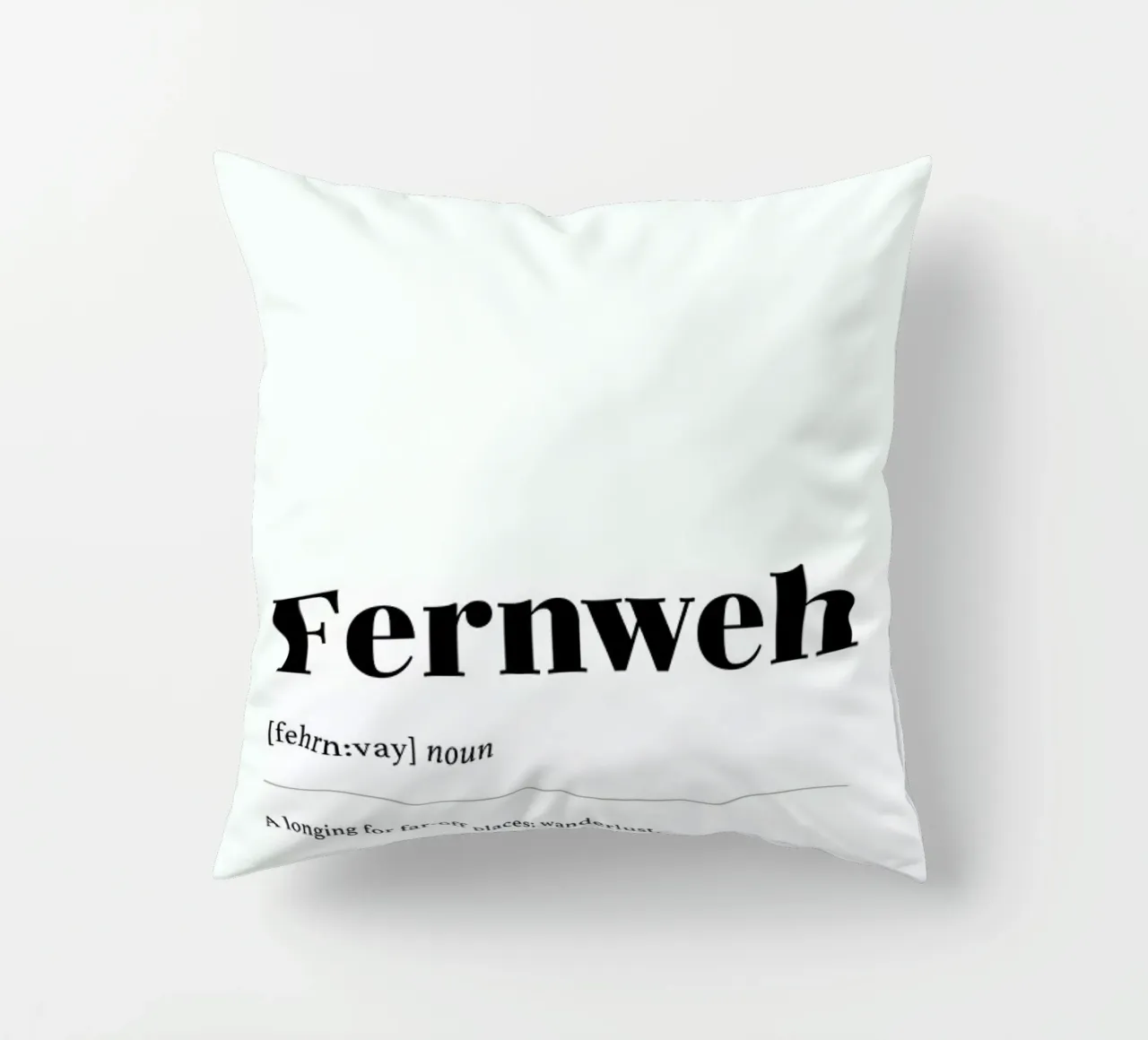 Fernweh decorative cushion by daylight design studio