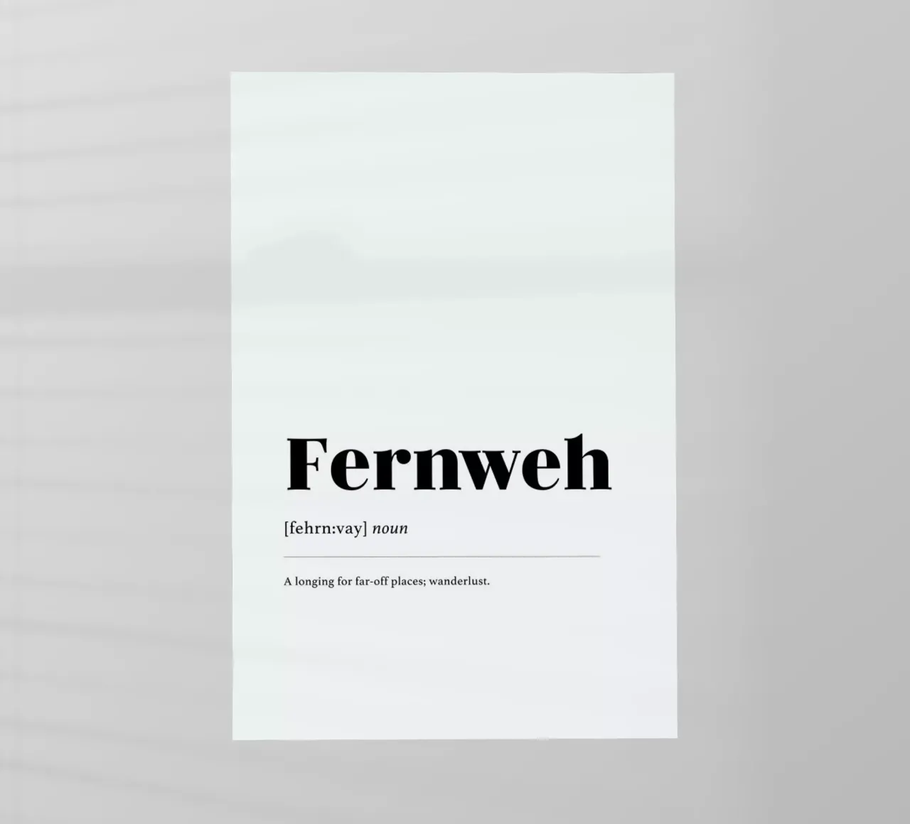 Fernweh pellicola backlit da daylight design studio