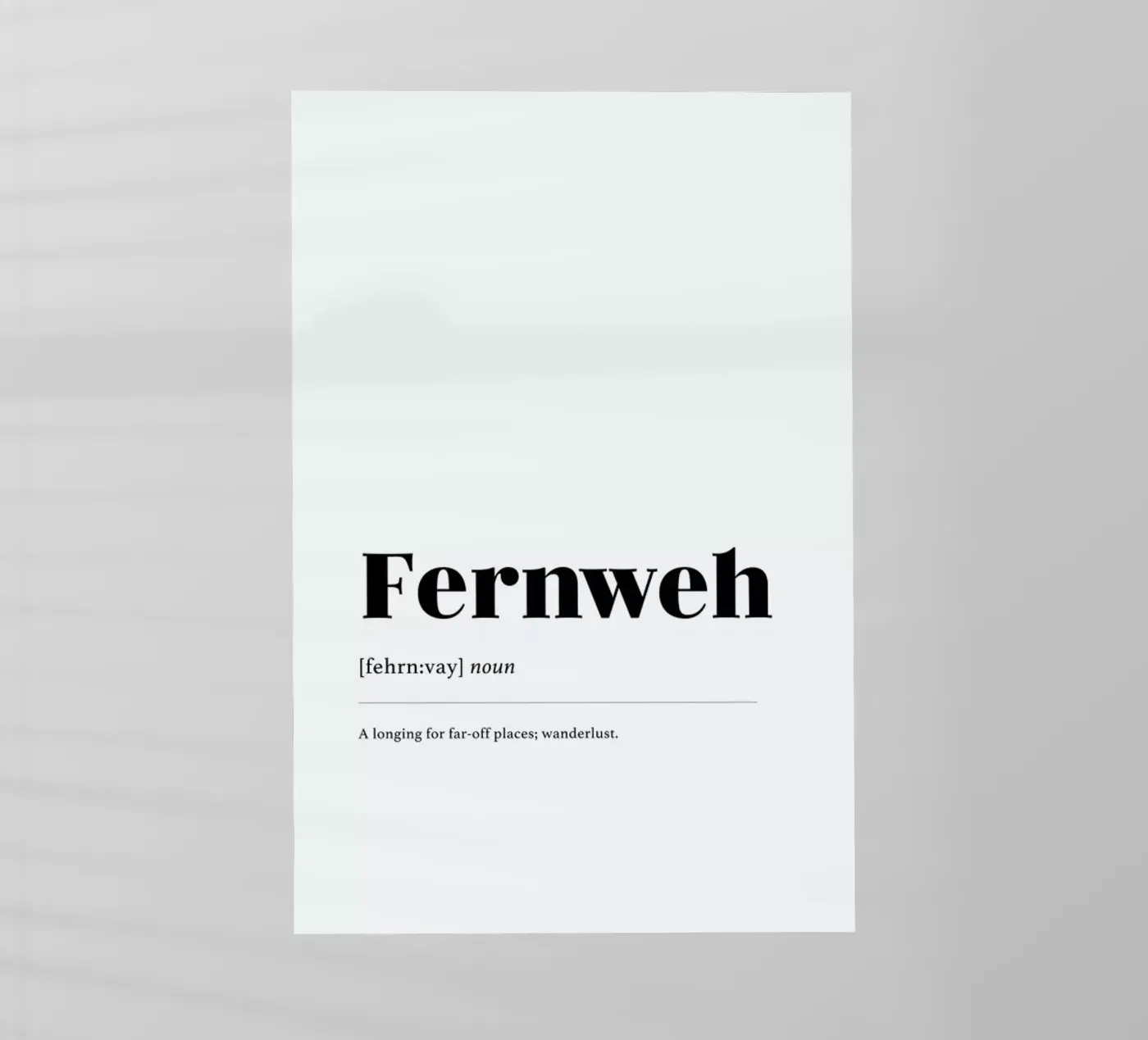 Fernweh pellicola backlit da daylight design studio