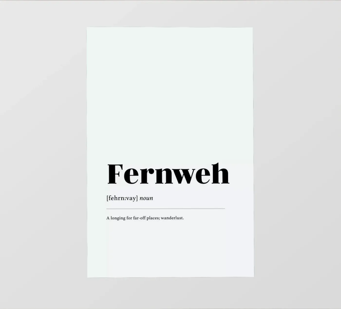 Fernweh pellicola backlit da daylight design studio