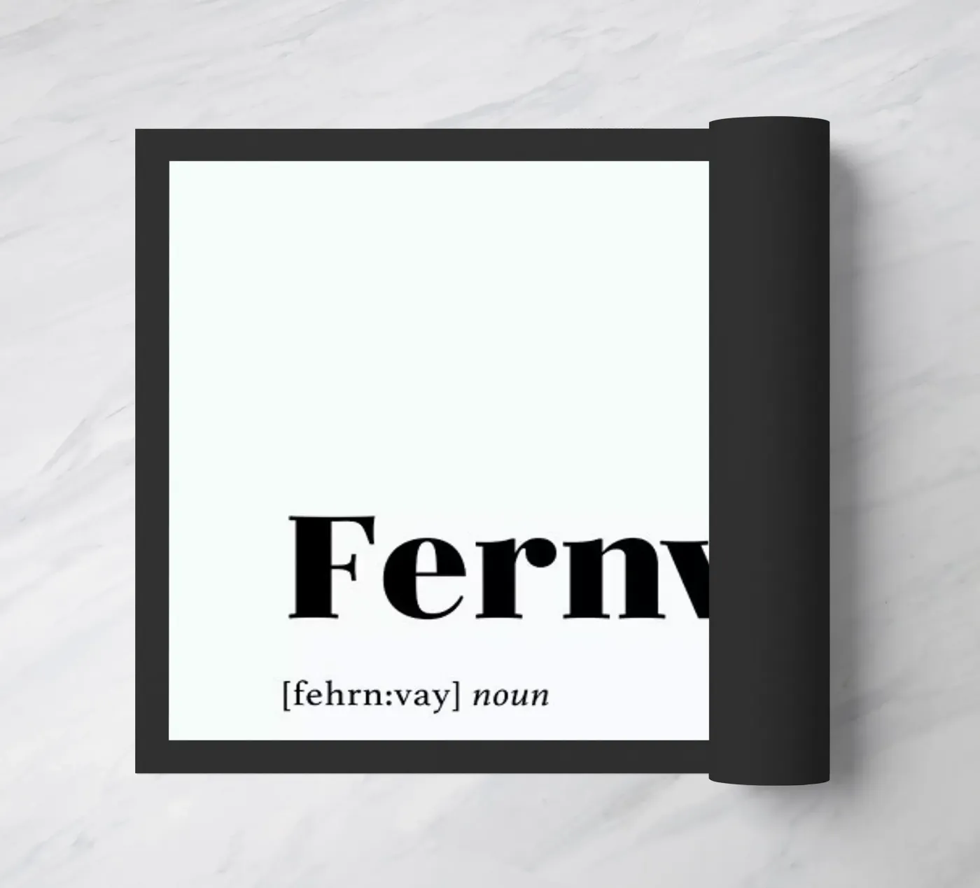Fernweh doormat by daylight design studio