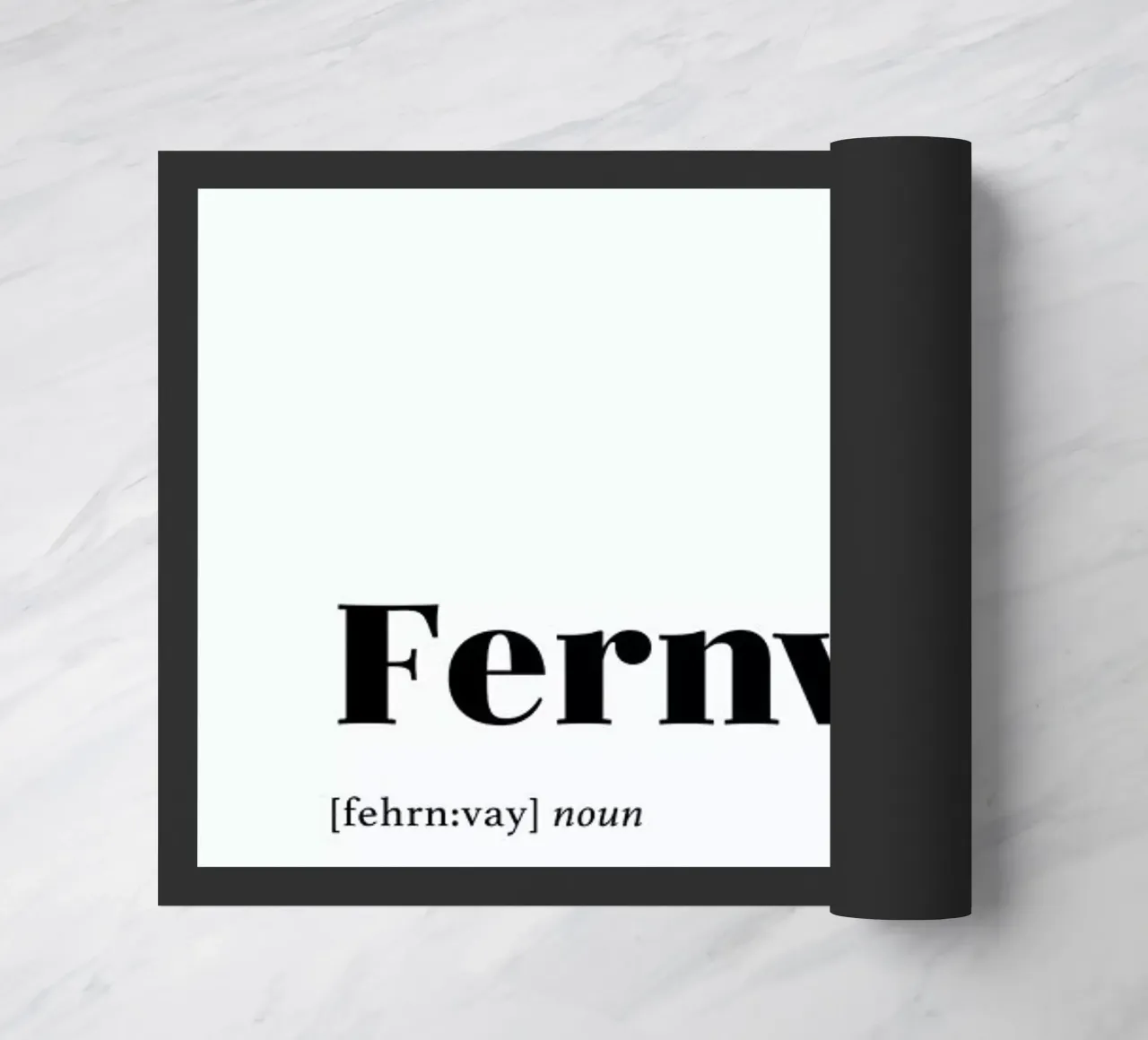 Fernweh doormat by daylight design studio