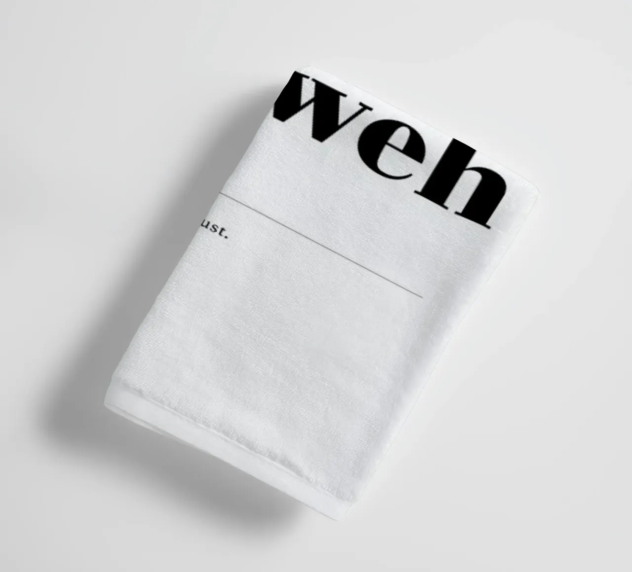 Fernweh towel by daylight design studio