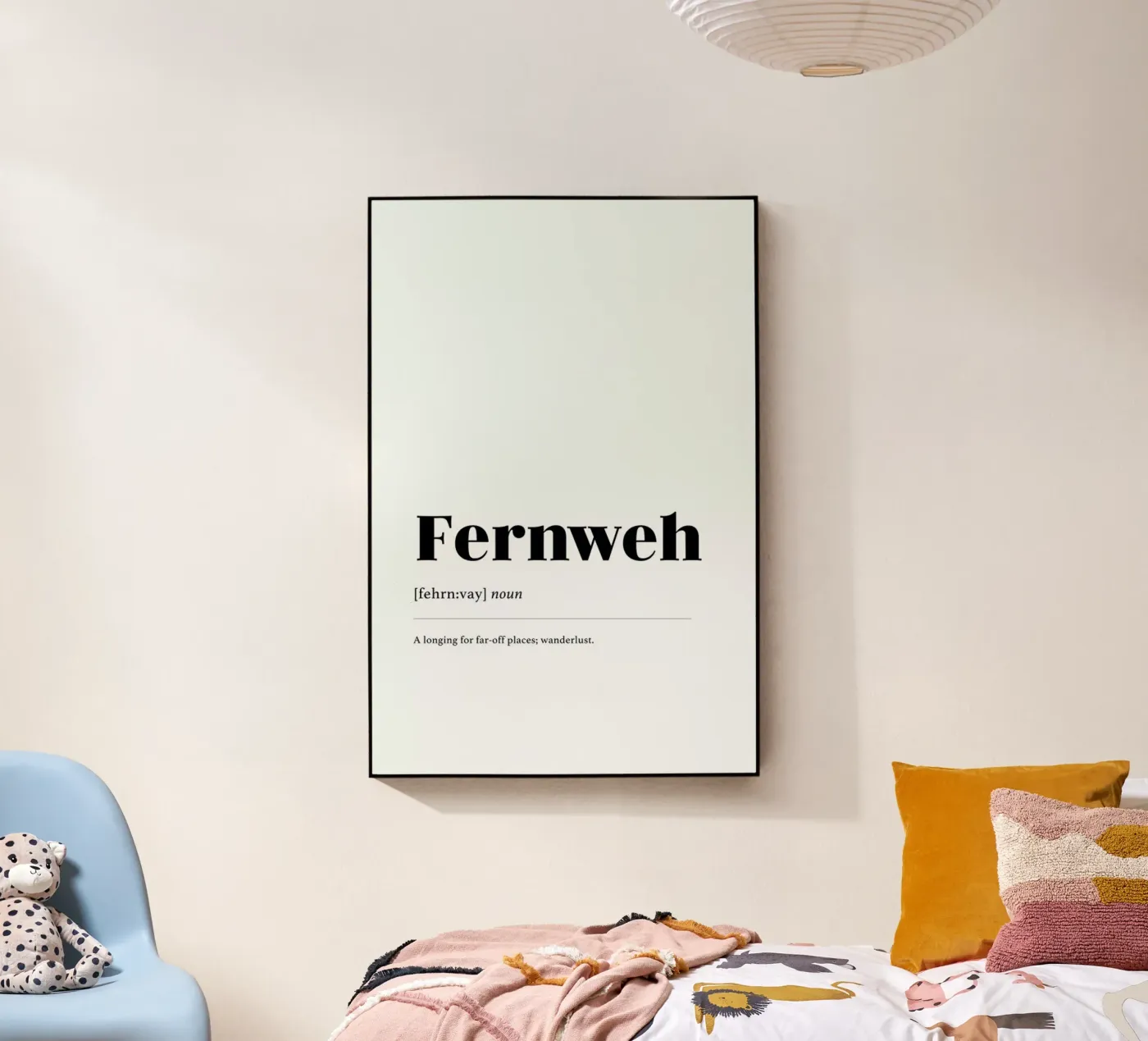 Fernweh acrylic glass by daylight design studio