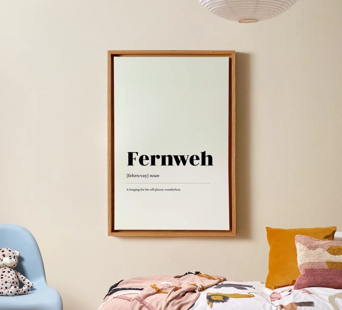 Fernweh canvas by daylight design studio