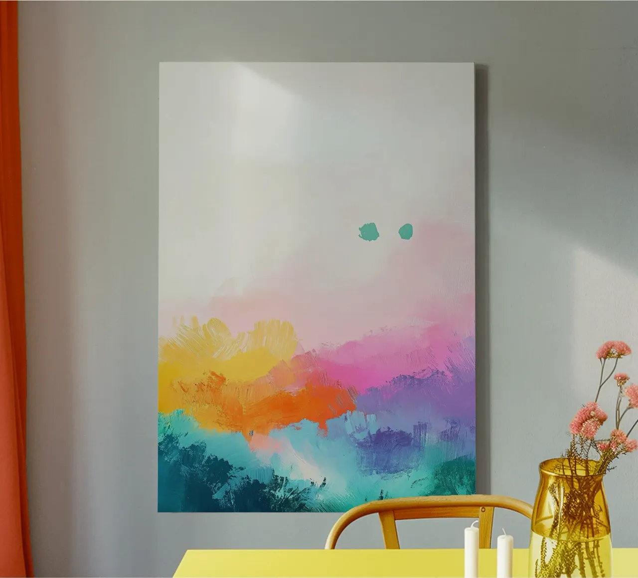 Clouds full of life canvas by Nikis Art Studio
