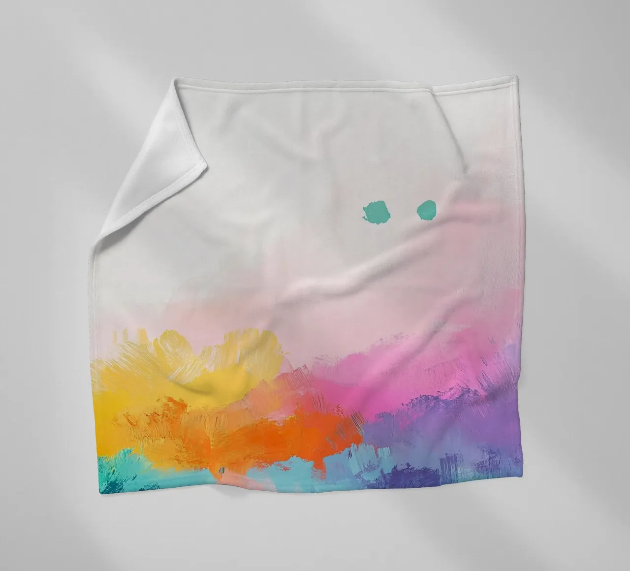 Nuvole piene di vita coperta in pile da Nikis Art Studio