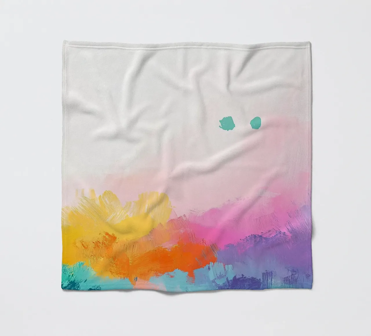 Nuvole piene di vita coperta in pile da Nikis Art Studio