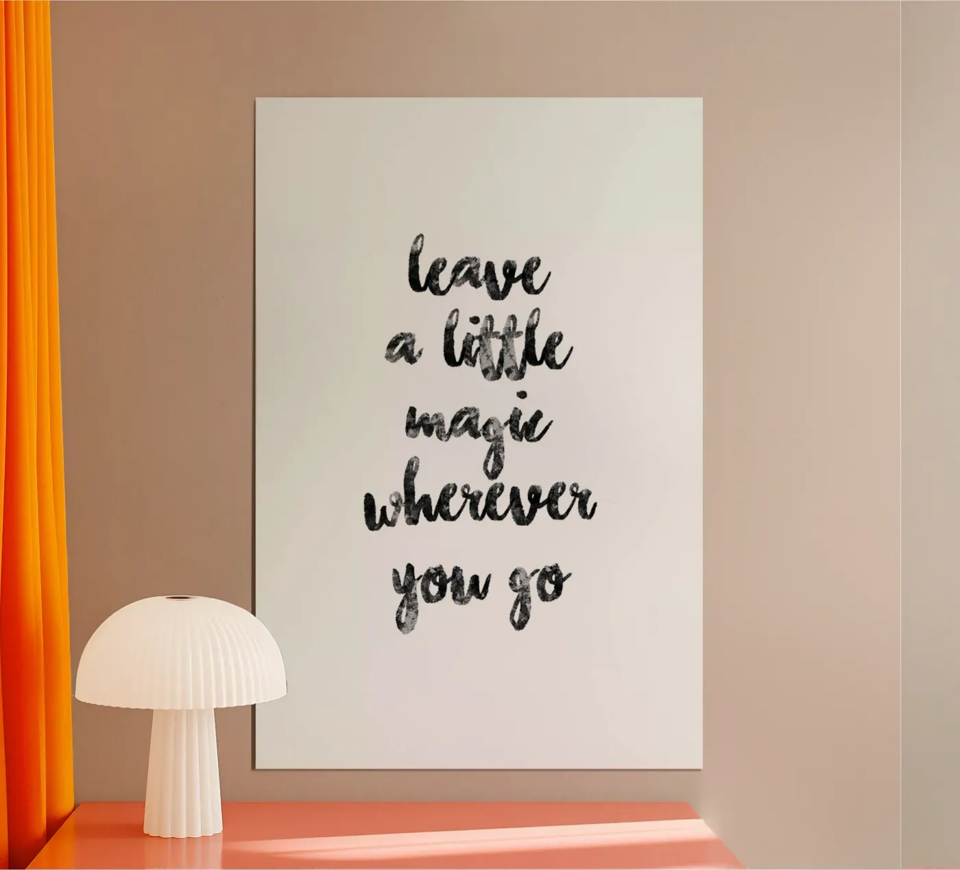 A Little Magic poster da typed