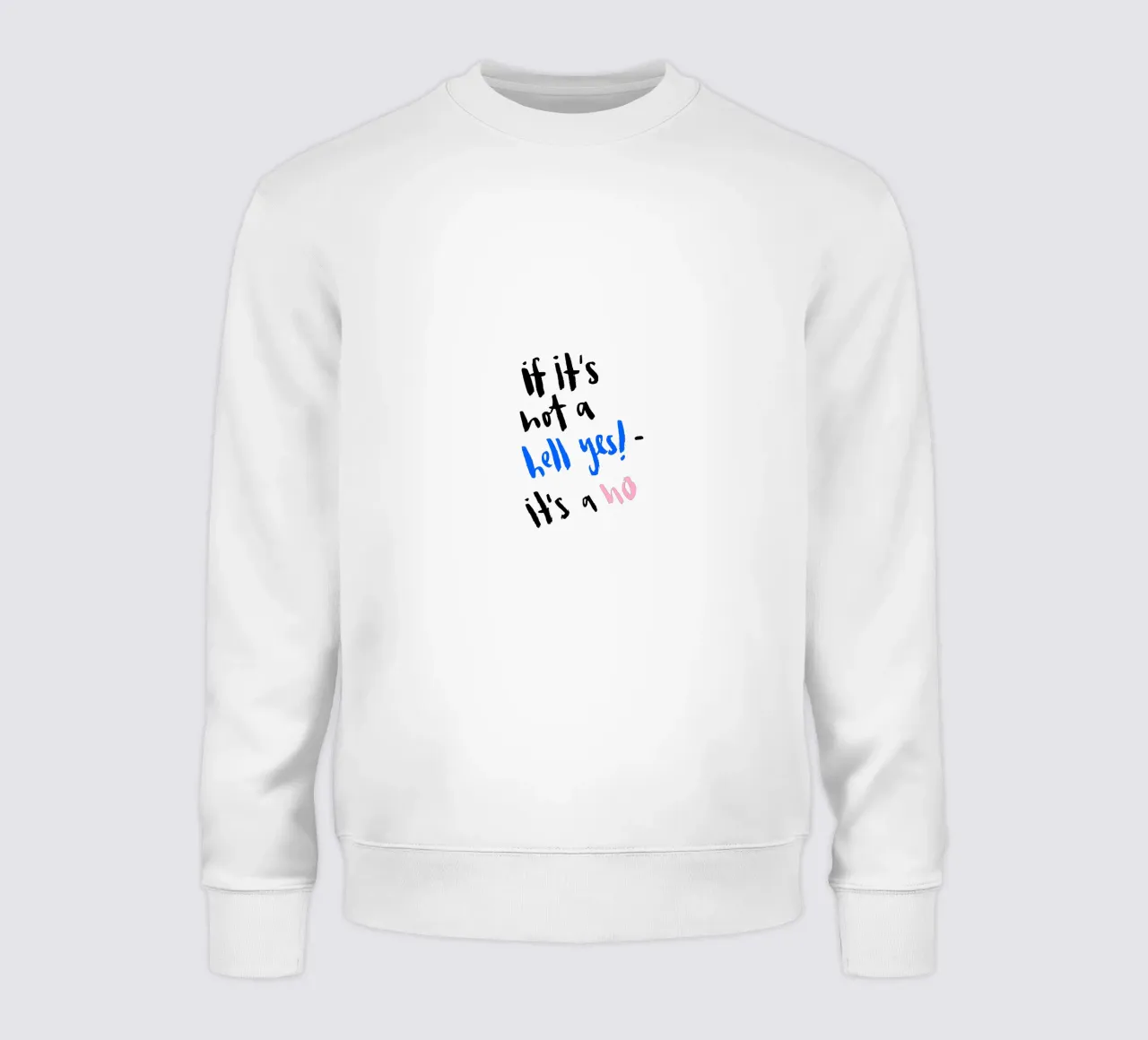 Hell Yes felpa da Brushmeetspaper