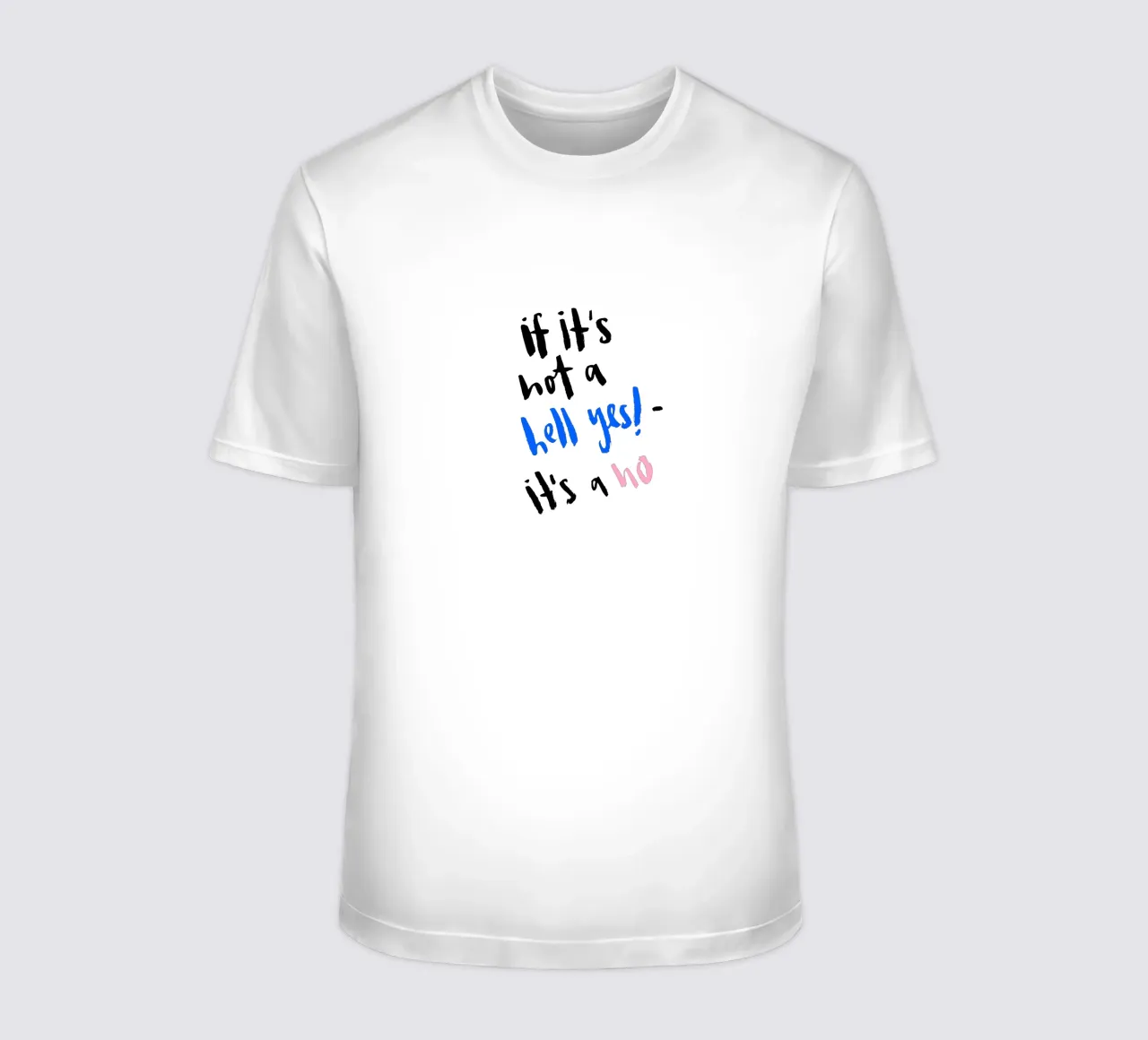 Hell Yes t-shirt da Brushmeetspaper