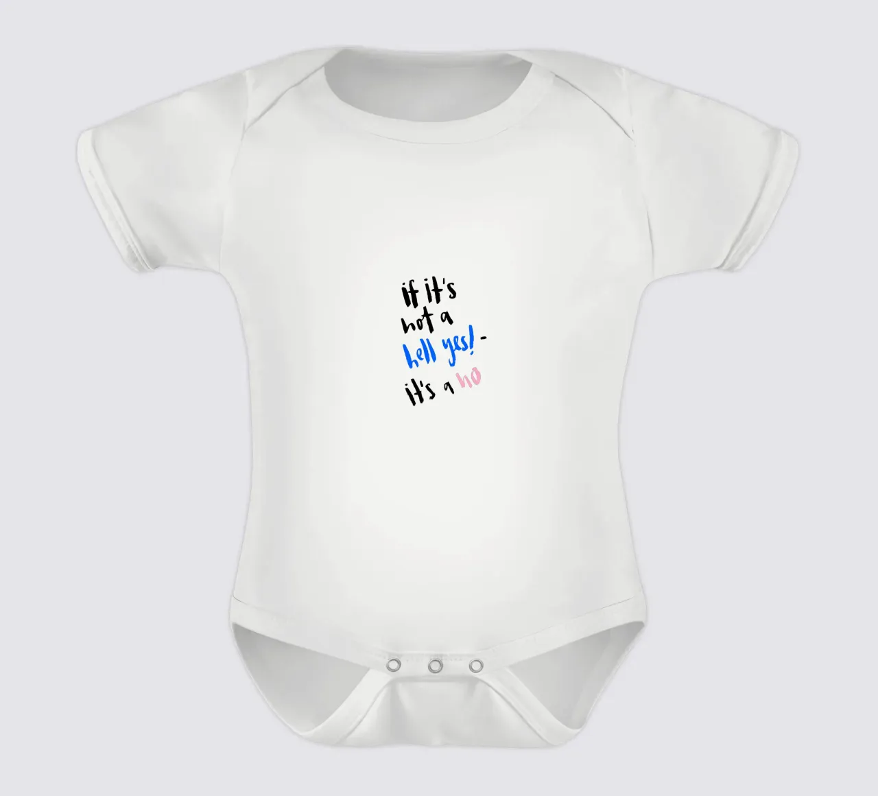 Hell Yes body bébé de Brushmeetspaper