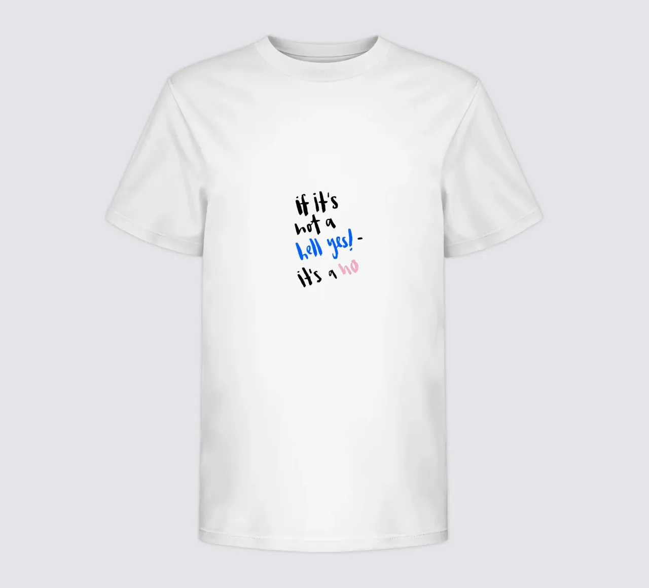 Hell Yes t-shirt bambini da Brushmeetspaper