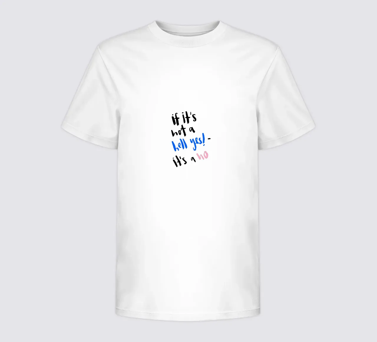 Hell Yes t-shirt bambini da Brushmeetspaper