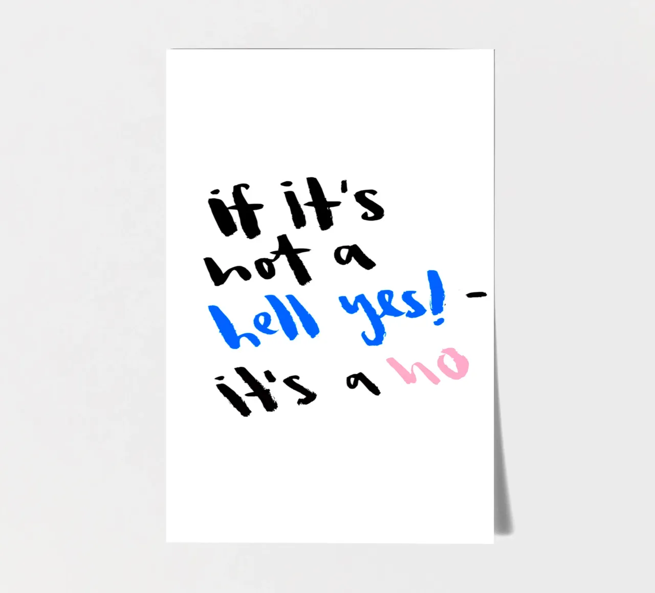 Hell Yes sticker sheet by Brushmeetspaper