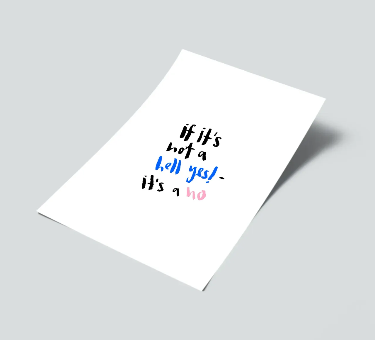 Hell Yes sticker sheet by Brushmeetspaper