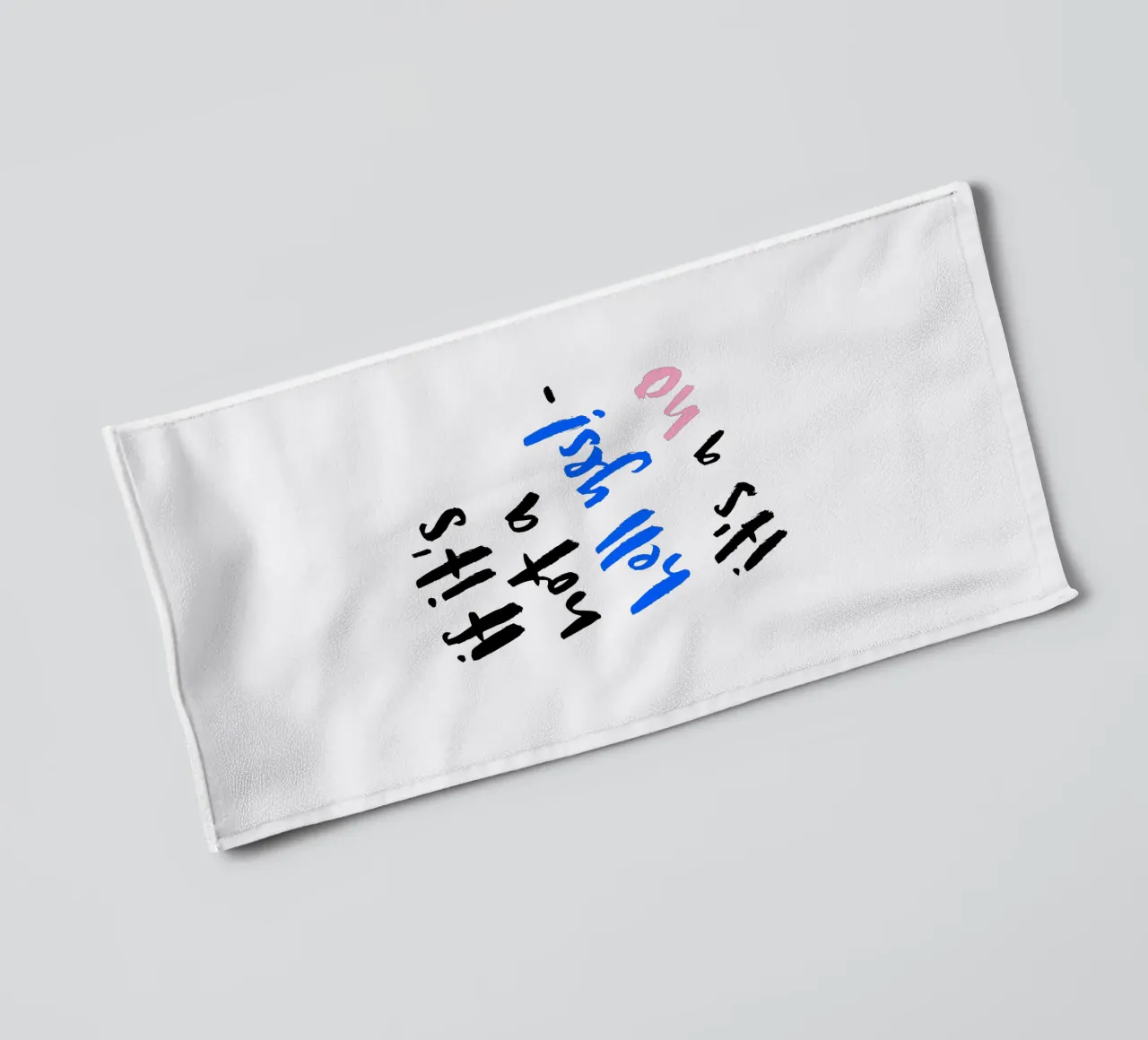 Hell Yes towel by Brushmeetspaper
