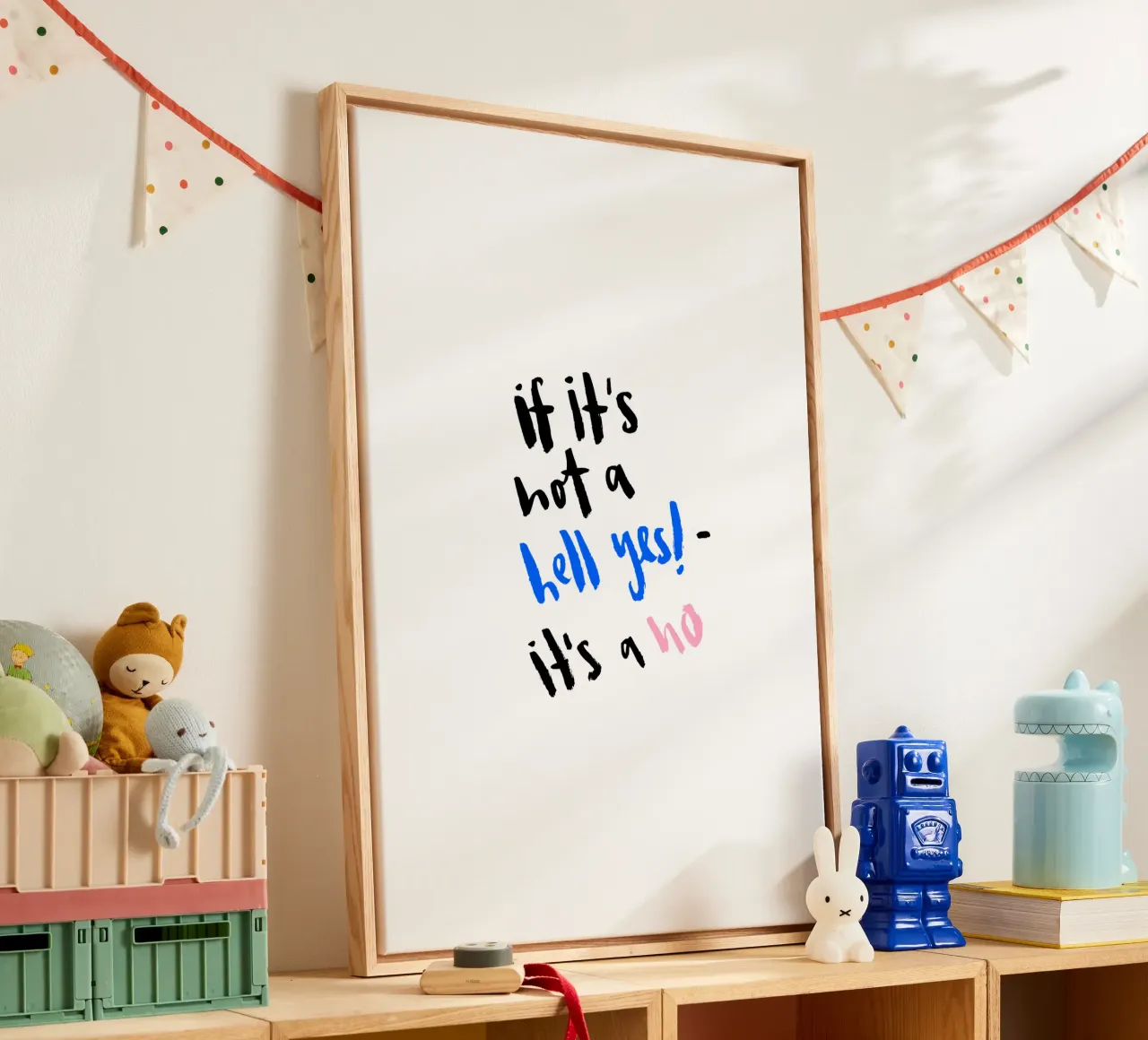 Hell Yes tela da Brushmeetspaper