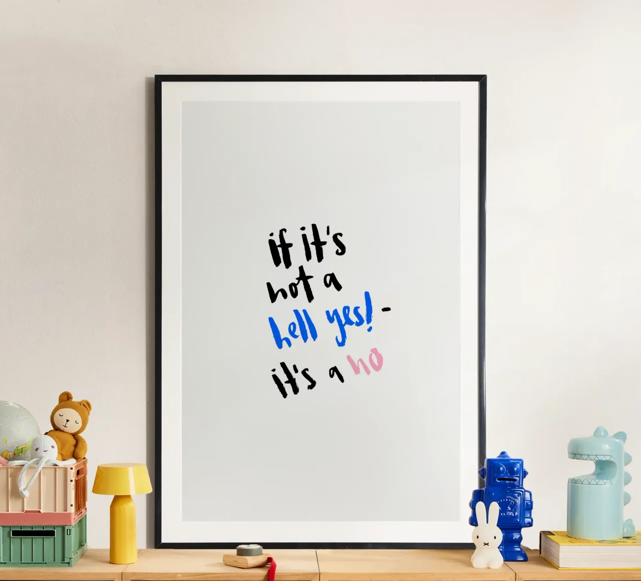 Hell Yes poster da Brushmeetspaper