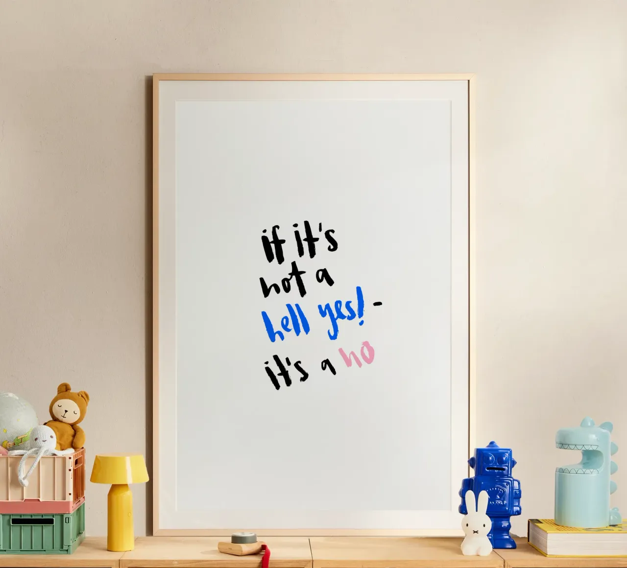 Hell Yes poster da Brushmeetspaper