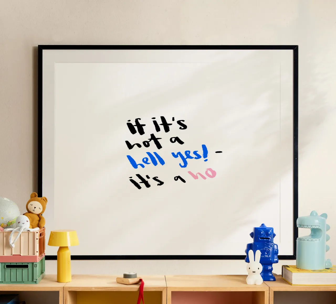 Hell Yes poster da Brushmeetspaper