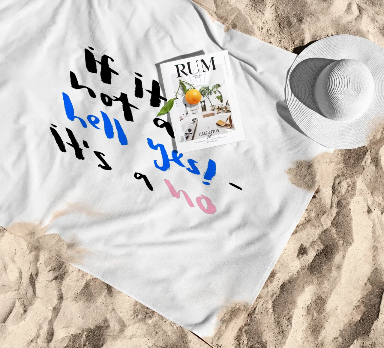 Hell Yes telo mare da Brushmeetspaper