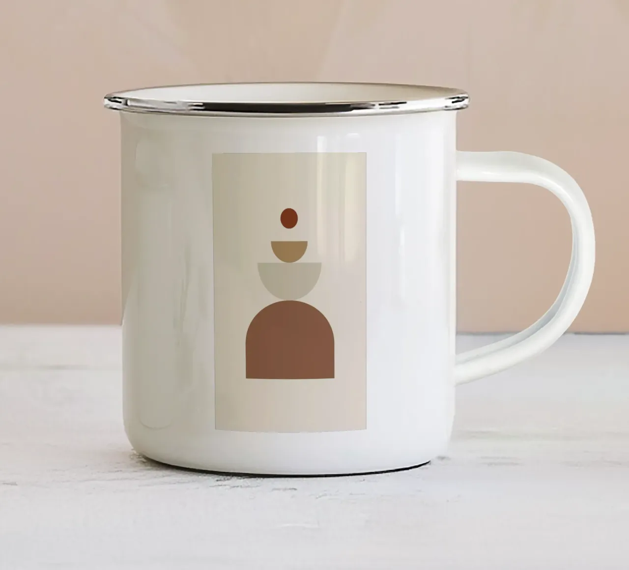 Echo tazza in smalto da Pure