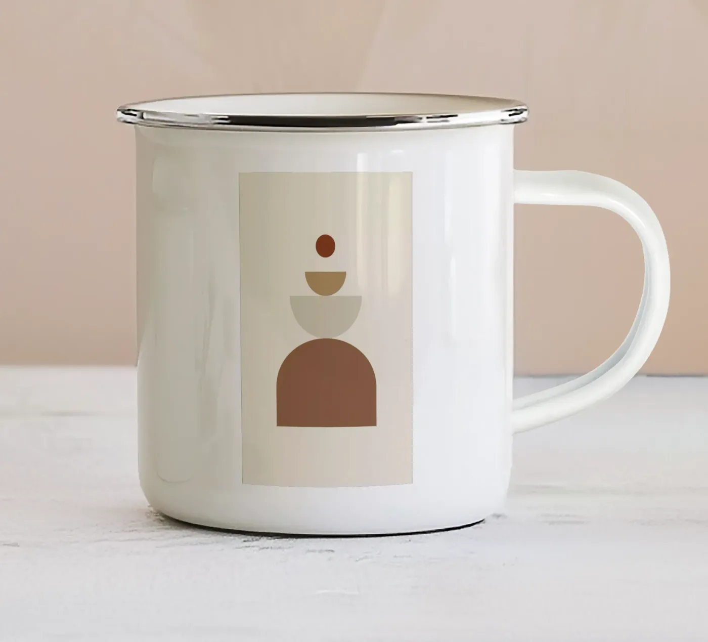 Echo emaille mok van Pure