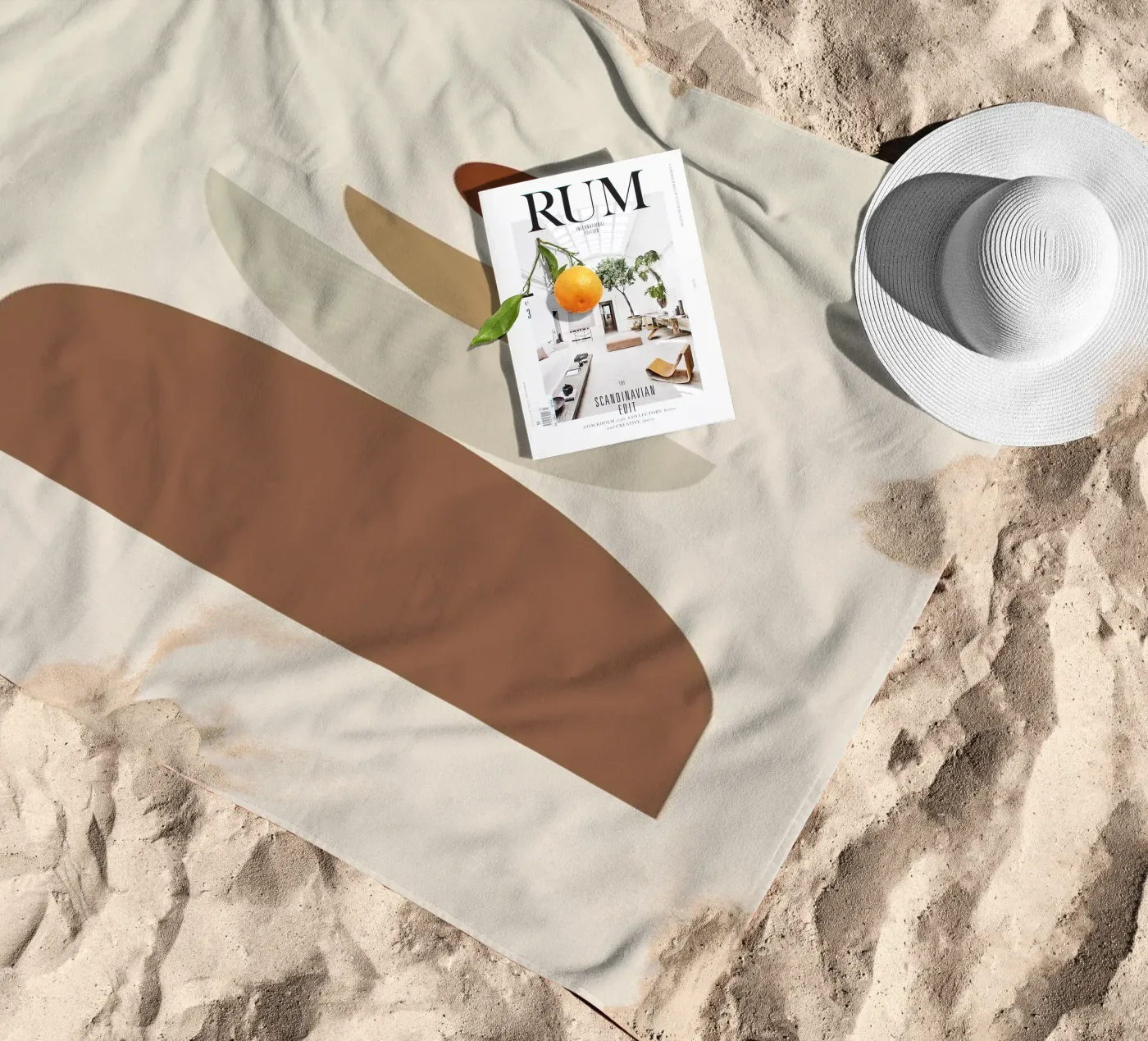 Echo strandhanddoek van Pure