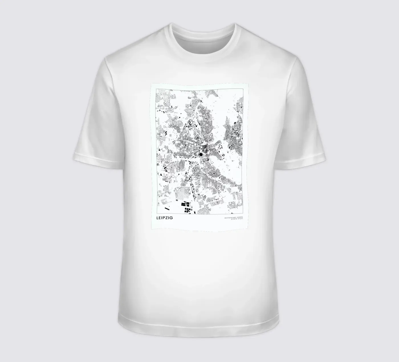 Leipzig t-shirt da The Cartography Collection