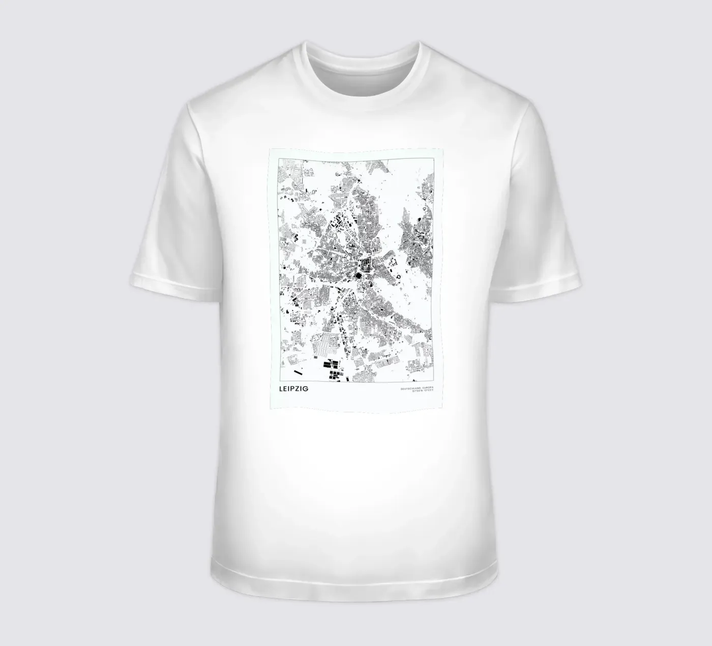 Leipzig t-shirt da The Cartography Collection