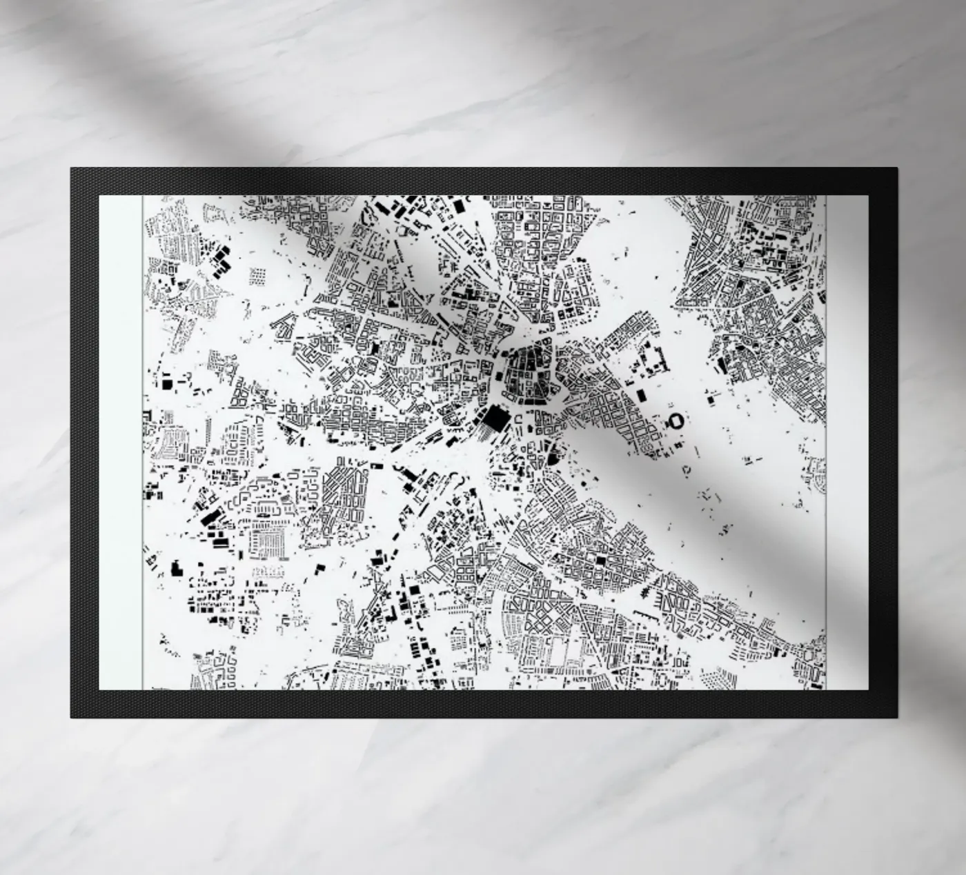 Leipzig paillasson de The Cartography Collection