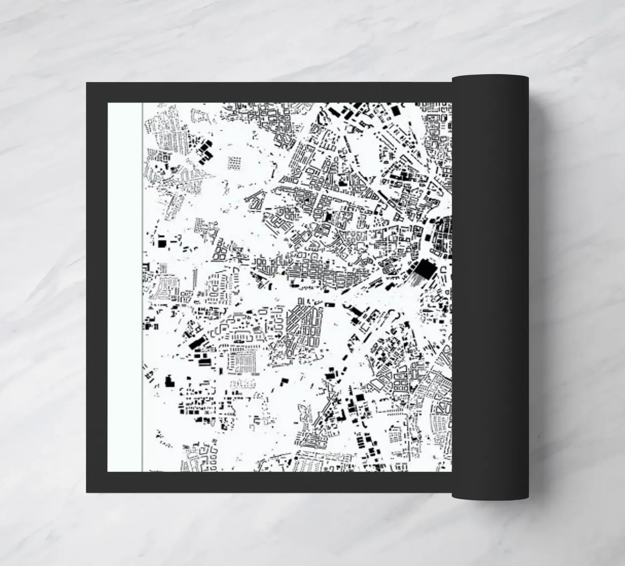 Leipzig deurmat van The Cartography Collection