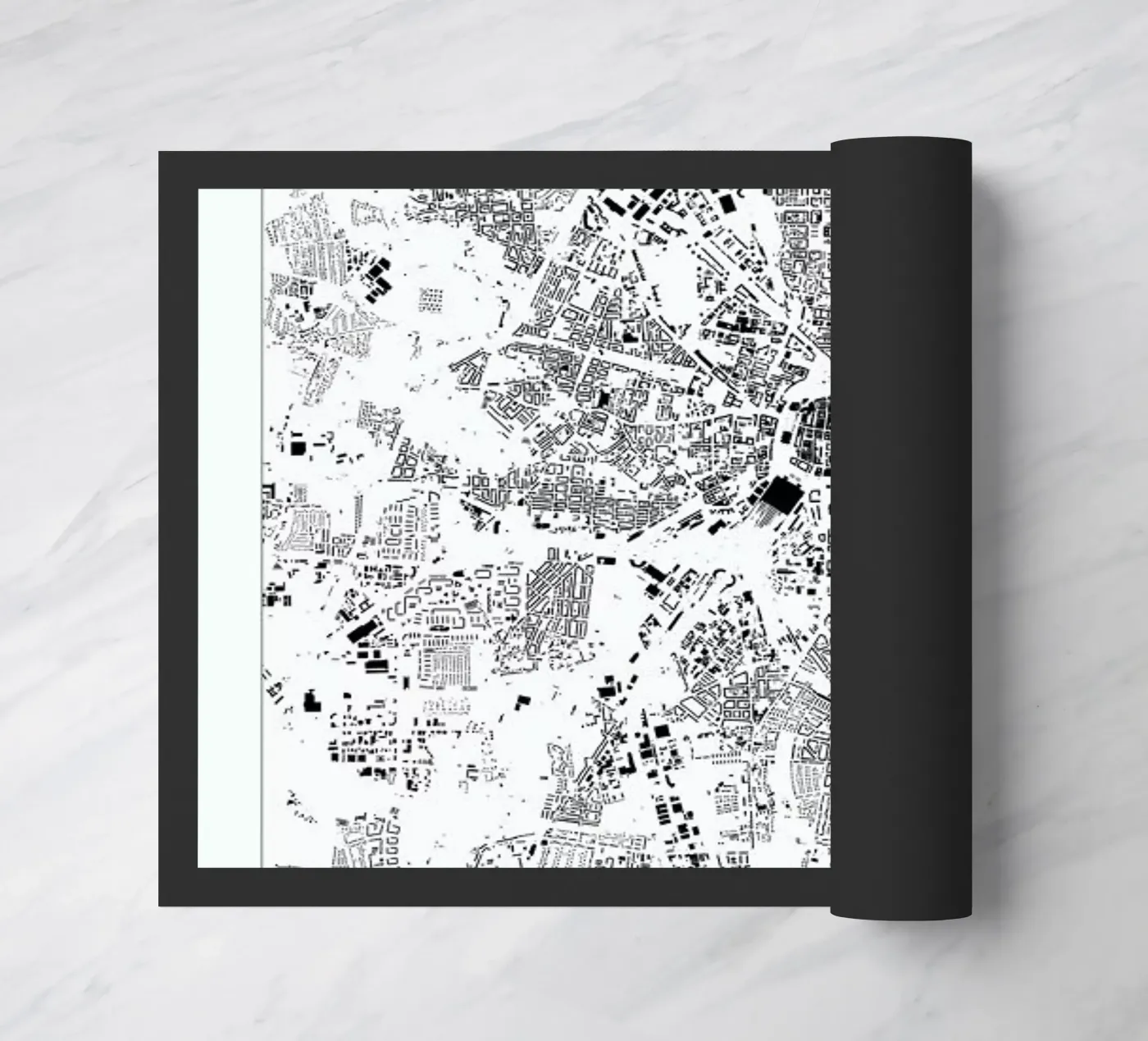 Leipzig paillasson de The Cartography Collection