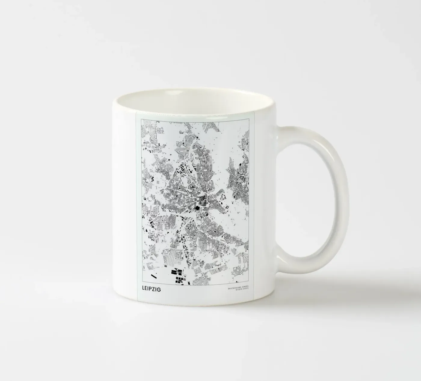 Leipzig tazza in ceramica da The Cartography Collection