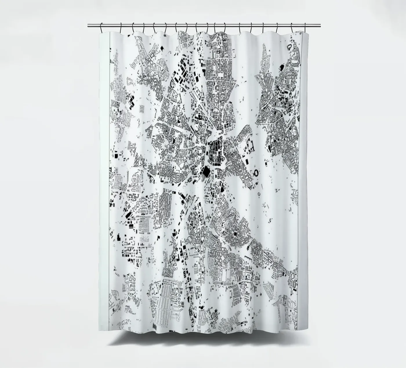 Leipzig Duschvorhang von The Cartography Collection