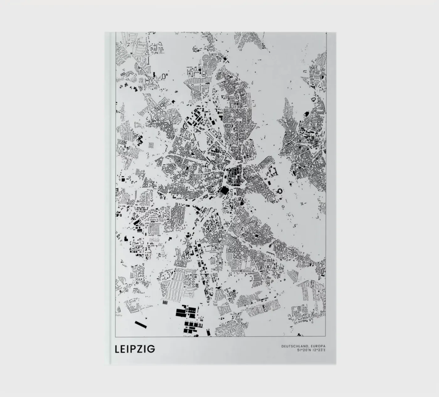 Leipzig notebook by The Cartography Collection